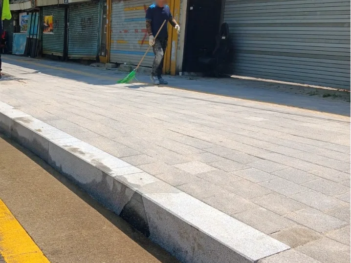차량진입로포장복구 시공 후